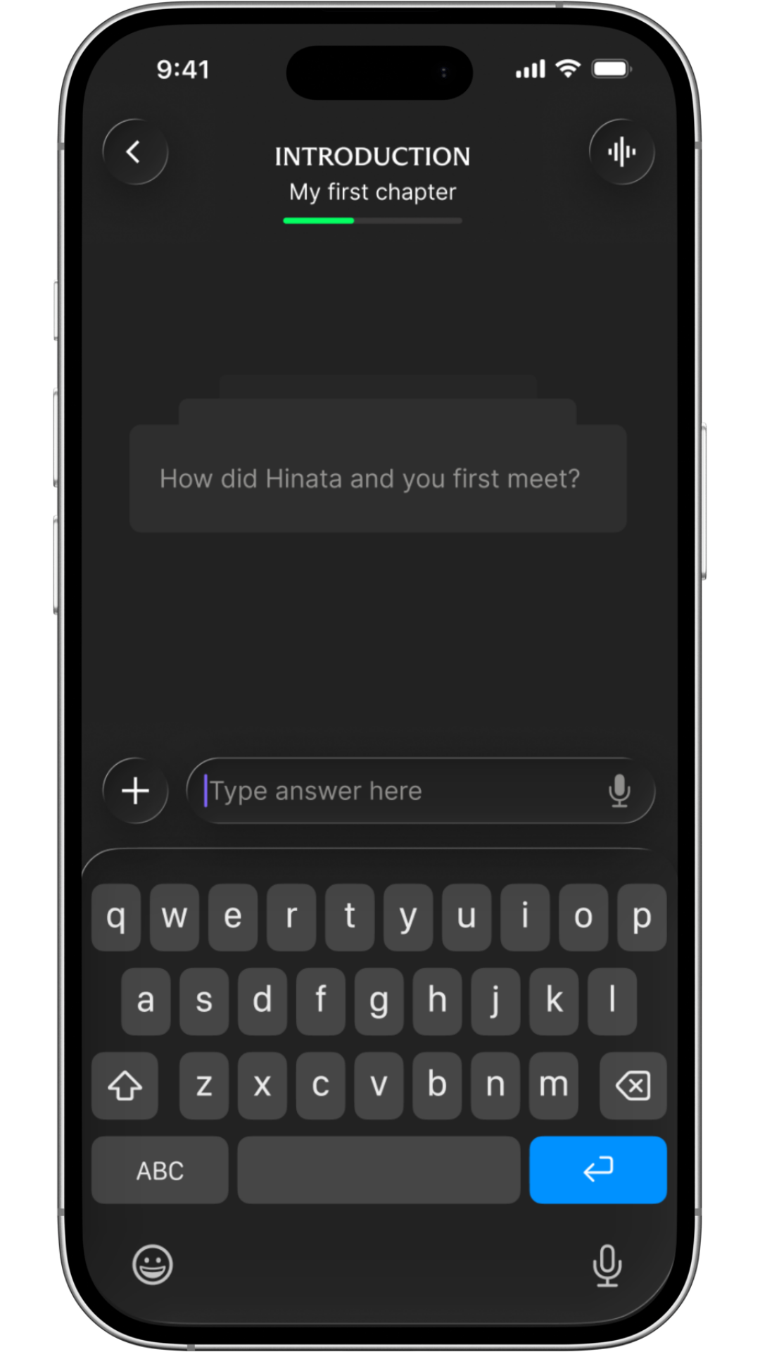Text input mode